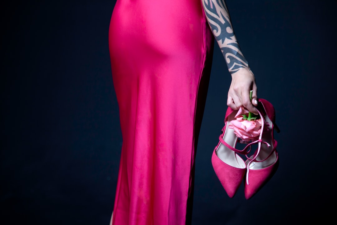 Photo fuchsia dress